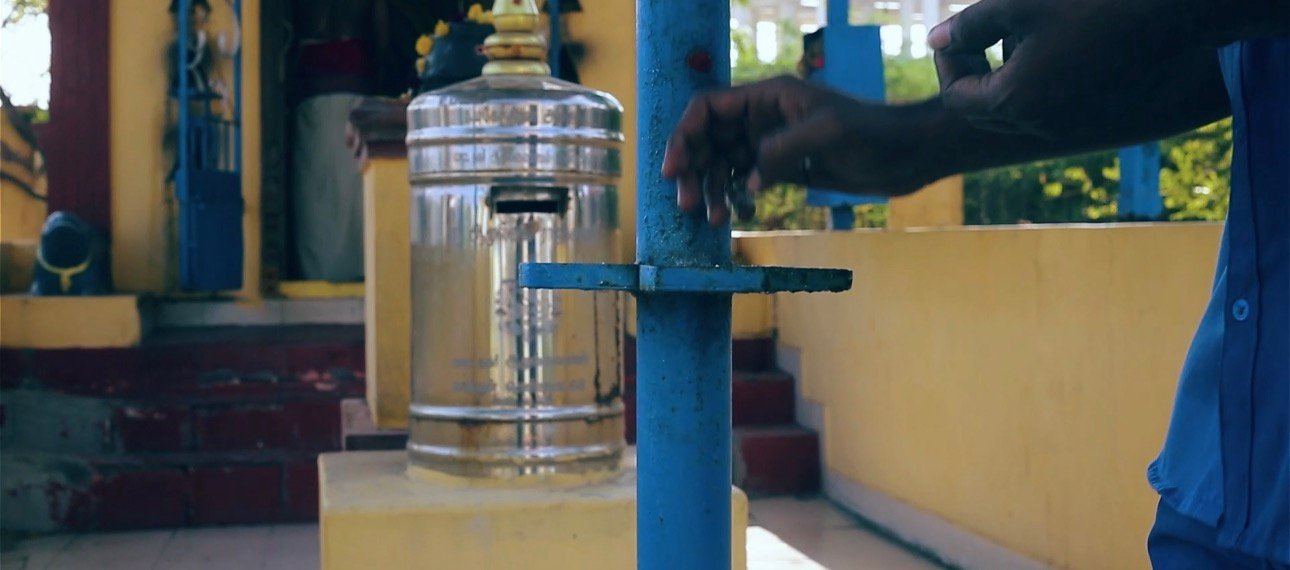 Ethu Peechagai ritual scene with subtitle